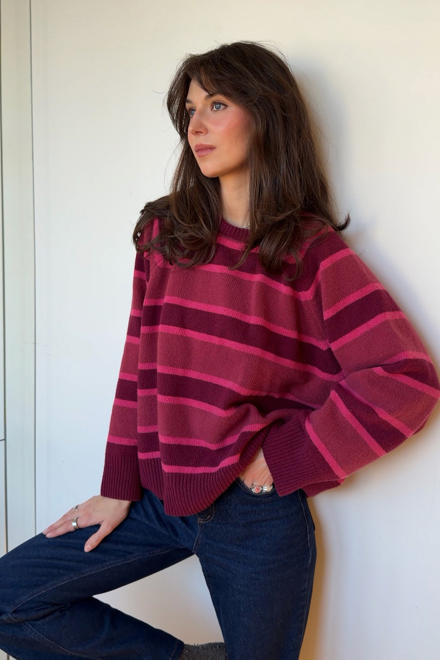 ?The model is 178cm tall and wears size M/L?