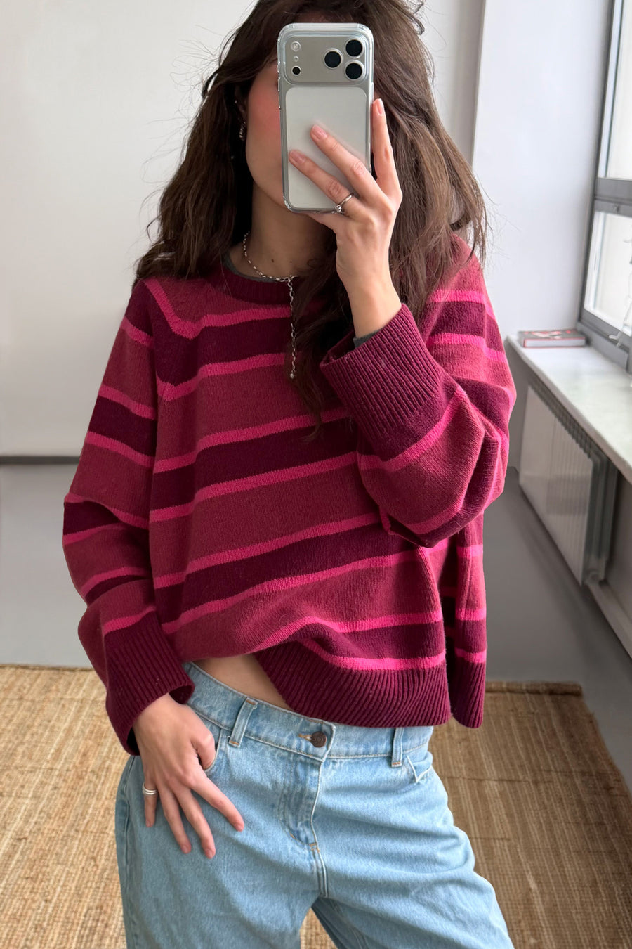 ?The model is 178cm tall and wears size M/L?