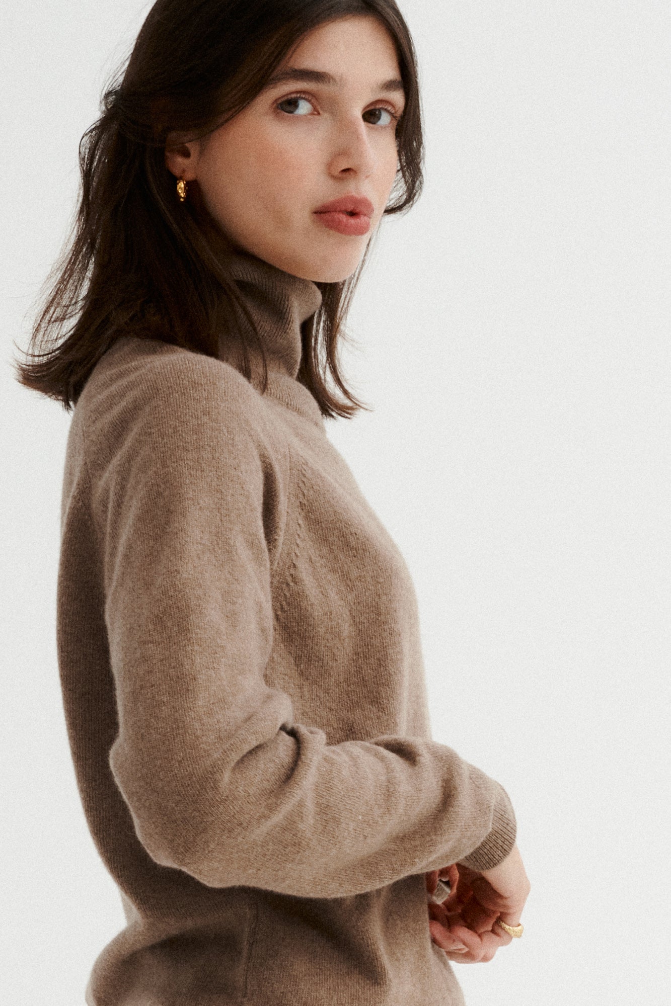 Sweater in merino wool / 16 / 13 / antique brown