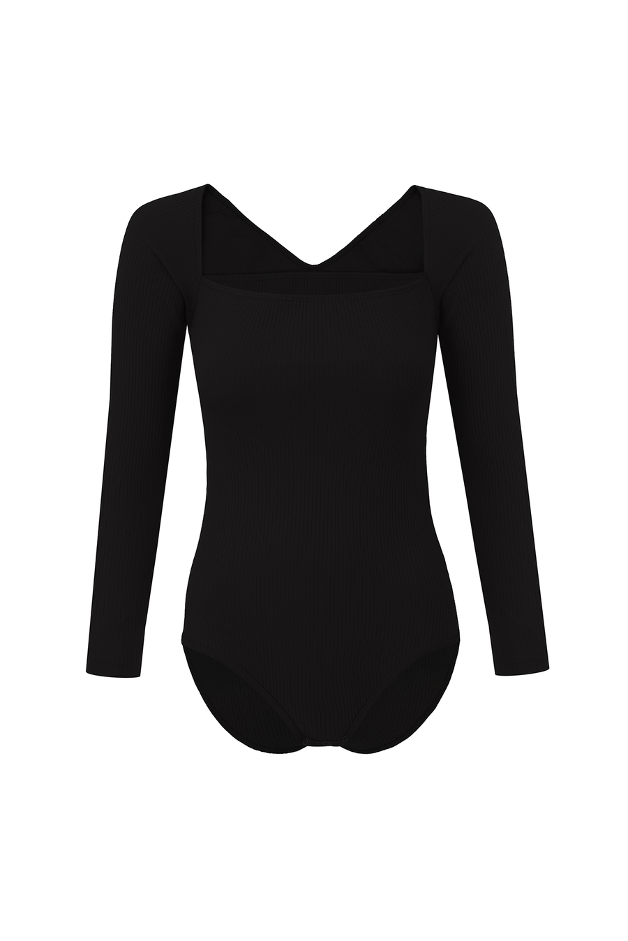 Bodysuit in organic cotton / 01 / 03 / onyx black
