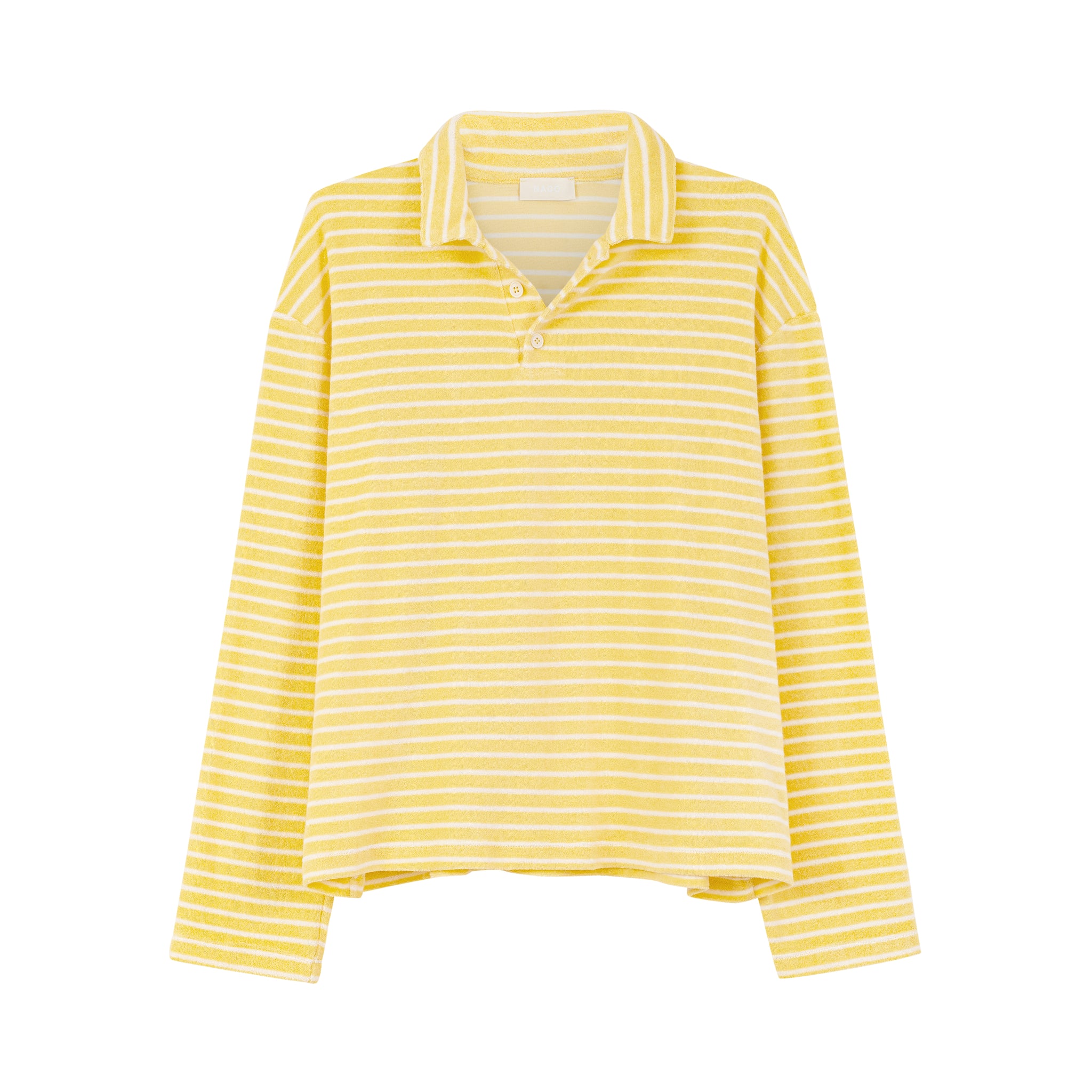 Polo shirt in cotton / 14 / 26 / lemon stripes