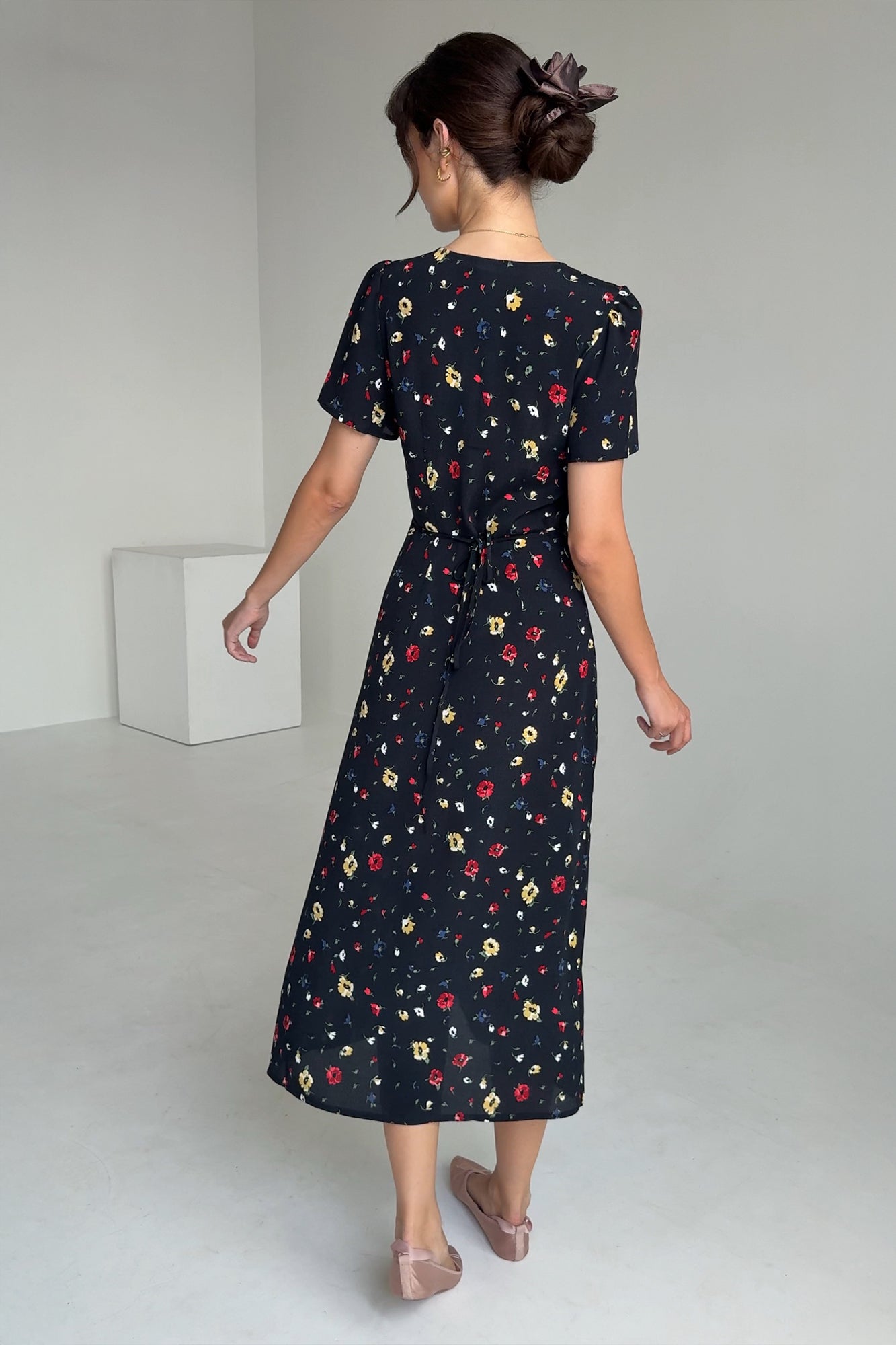 Dress in viscose / 03 / 33 / summer meadow