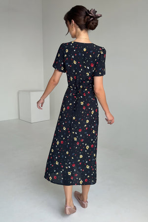 Dress in viscose / 03 / 33 / summer meadow