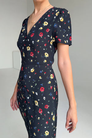 Dress in viscose / 03 / 33 / summer meadow