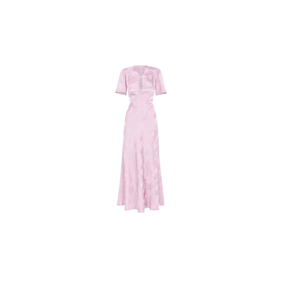 Dress in viscose / 03 / 46 / soft pink