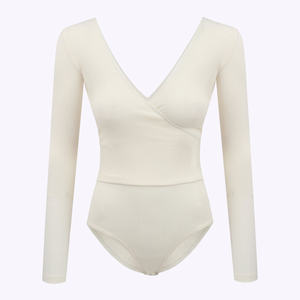 Bodysuit in organic cotton / 01 / 06 / cream white