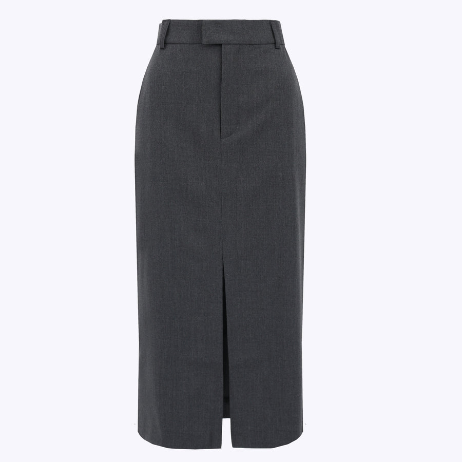 Wool blend skirt / 07 / 04 / granite grey