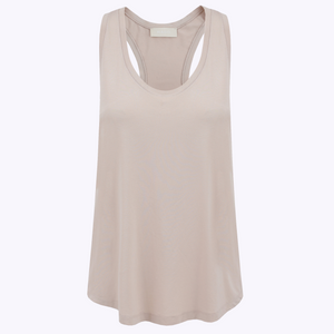 Ecovero tank top / 10 / 12 /sandshell