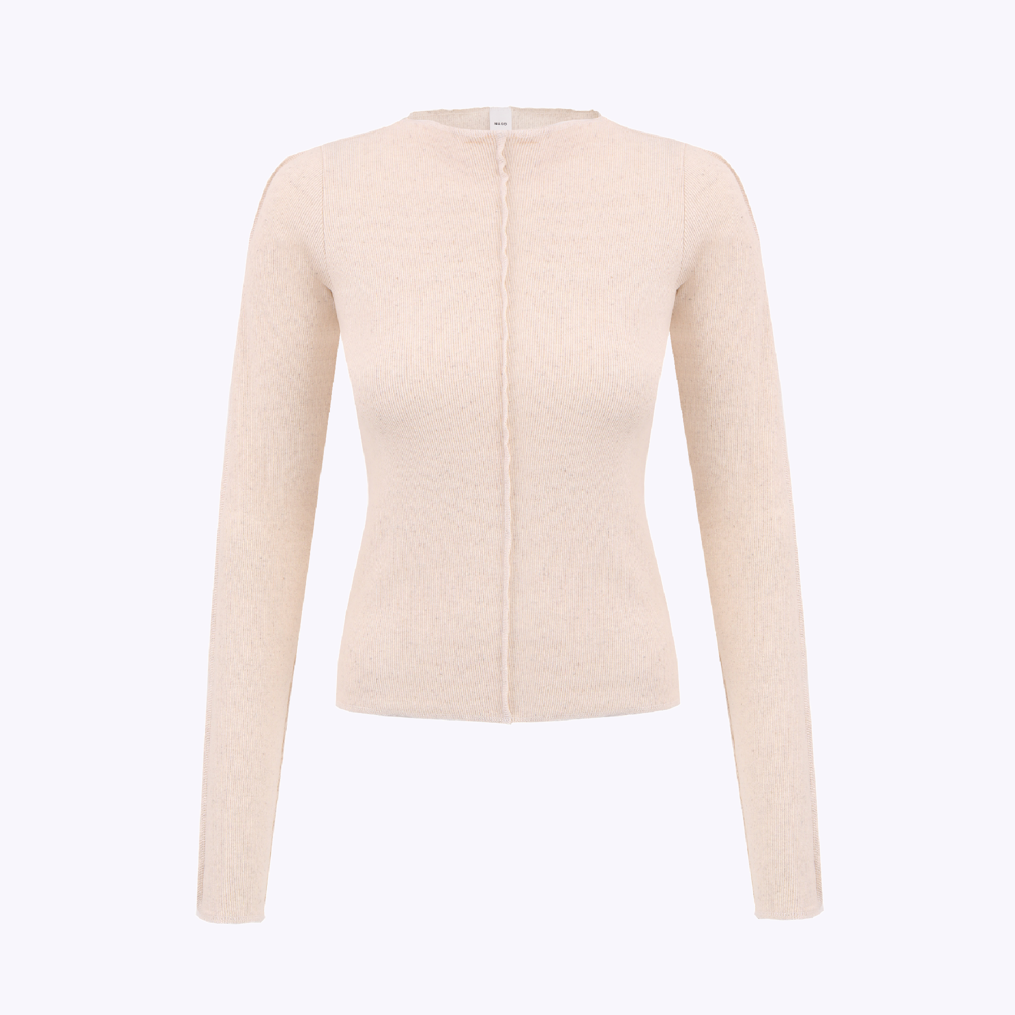 Longsleeve in organic cotton and hemp / 14 / 02 / unbleached