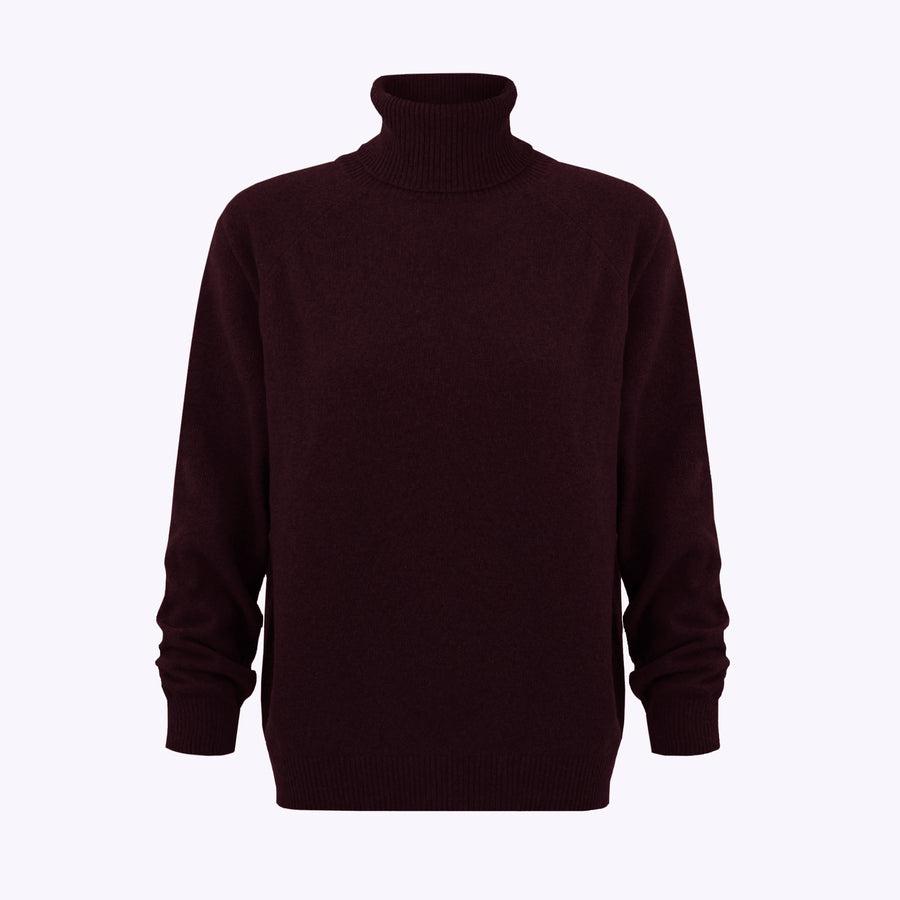 Sweater in cashmere / 16 / 13 / dark cherry
