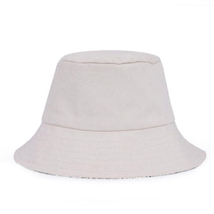 Diagonal bucket hat / 21 / 09 / unbleached