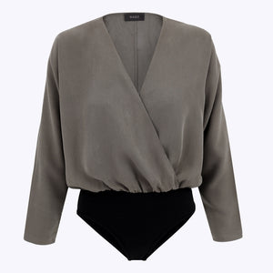 Bodysuit in Tencel™ / 01 / 27 / grey moss