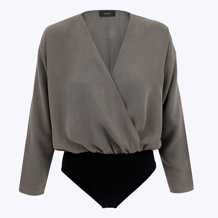 Bodysuit in Tencel™ / 01 / 27 / grey moss