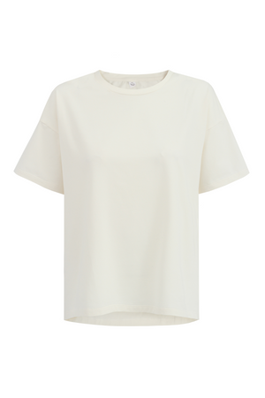 T-shirt in organic cotton / 13 / 02 / cream white
